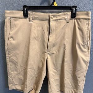 2 pair of Men's Shorts (tan/black) size 36